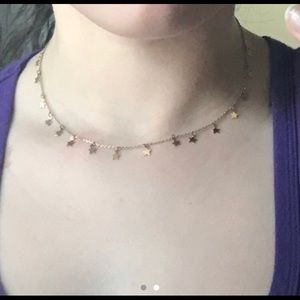 gold urban outfitters star necklace